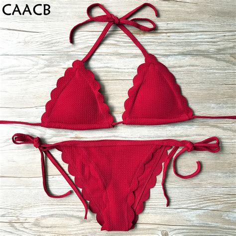 Sexy Brazilian Bikini Set Push Up Swimwear Women Swimsuit Summer Beach Retro Bikinis Solid