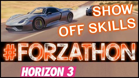 Forzathon Porsche Show Off Skills Forza Horizon Forzathon