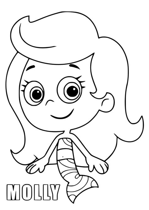 Deema Bubble Guppies Coloring Pages - Coloring Cool