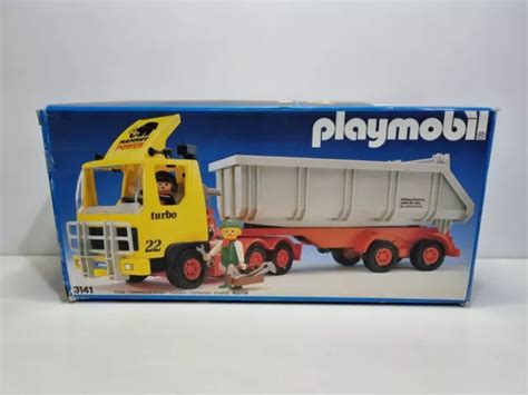 Playmobil Remorque De Chantier Vieux Camion Benne Mammut Eur