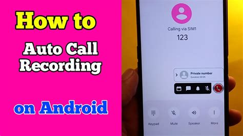 How To Auto Call Recording On Android Phone YouTube