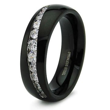 27 Black Men's Wedding Bands Ideas