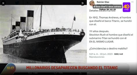 Millonarios Desaparecieron Buscando El Titanic Qu Se Sabe De Las