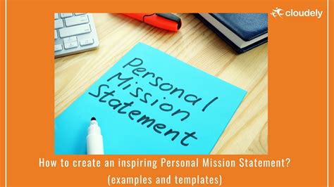 How to create a Personal Mission Statement? (examples and templates ...