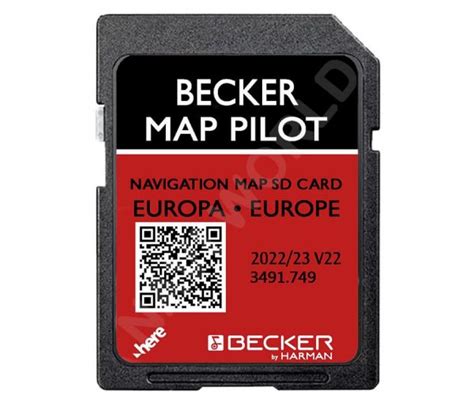 Mercedes Becker Map Pilot v22 2023 Sd Card Europe