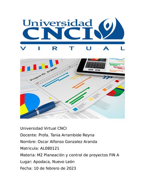 Actividad 1 M2 Planeación y control de proyectos FIN A Universidad