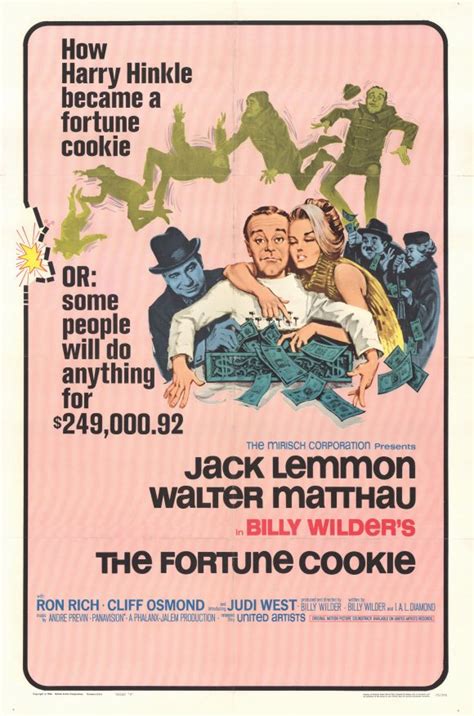 The Fortune Cookie Movie Posters From Movie Poster Shop