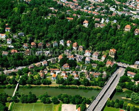 Luftaufnahme T Bingen Wohngebiet Einer Einfamilienhaus Siedlung In