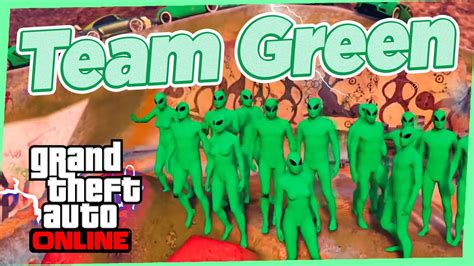 Green VS Purple The Alien Gang War Green Alien Gang GTA 5 Funny