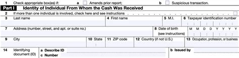 IRS Form 8300 Instructions - Reporting Large Cash Transactions