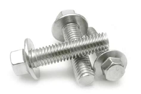 zinc plated din  carbon steel hex head flange bolts metric