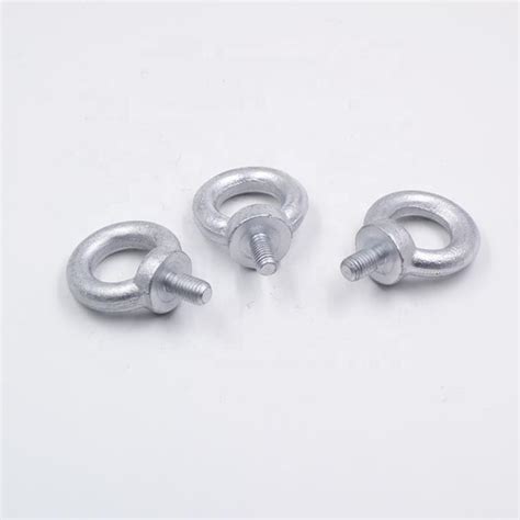 Din Galvanized Eye Bolt Round Carbon Steel Lifting Zinc