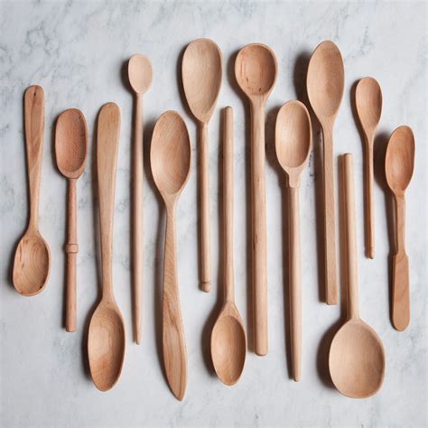 Bakers Dozen Beechwood Spoon Set Good Wood Spoon Wooden Spoons