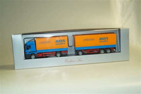 Herpa Exclusiv Mb Actros Wechselpritschen Hz Spedition Raff Neu