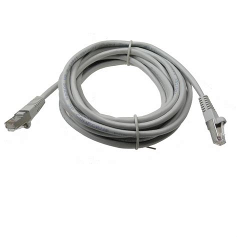 NTW 15 Cat5e Snagless Shielded STP Network Patch Cable Gray