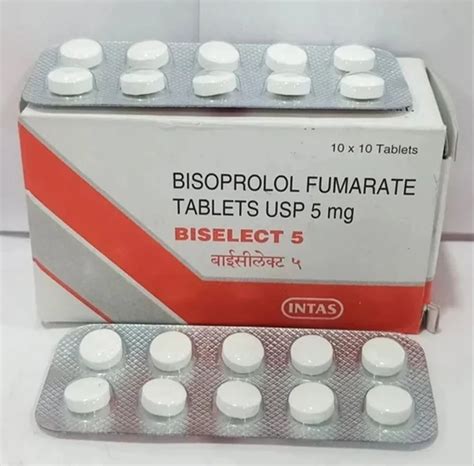 Mg Bisoprolol Fumarate Tablets At Rs Box Shop No G A It Park