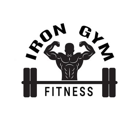 Premium Vector | Fitness iron gym bodybuilding logo