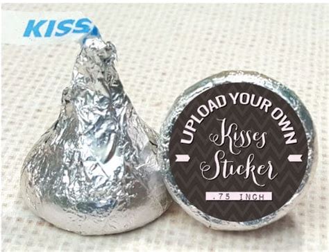 Personalized Hershey Kiss Wrappers Logo