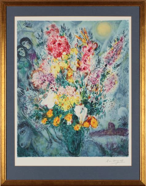 Marc Chagall Bouquet De Fleurs Mutualart