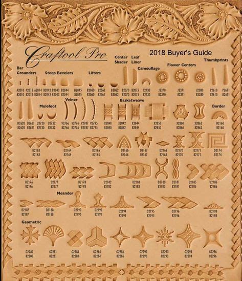 Pin By Scott Johnson On Leathercraft Stamps And Borders Leather