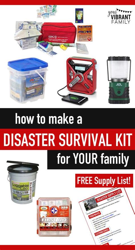 Create Your Family's Natural Disaster Preparedness Kit