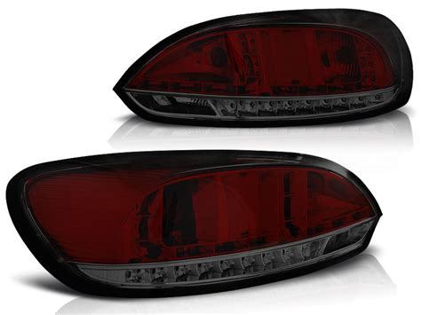 Led Tail Lights Red Smoke Fits Vw Scirocco Iii In Taillights