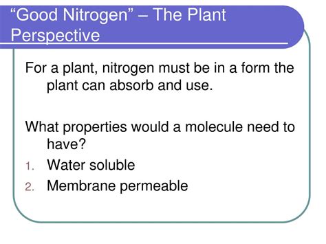 Ppt Nitrogen In All Its Forms Powerpoint Presentation Free Download Id 583665