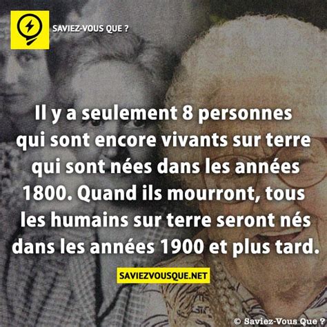 Il Y A Seulement Personnes Qui Sont Encore Vivants Sur Terre Qui Sont