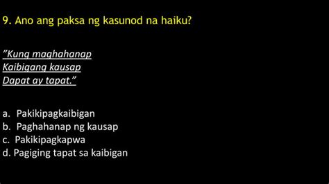 Quiz Tanka Haiku Pptx