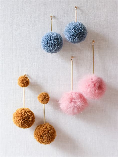 DIY Pom Pom Earrings – Honestly WTF