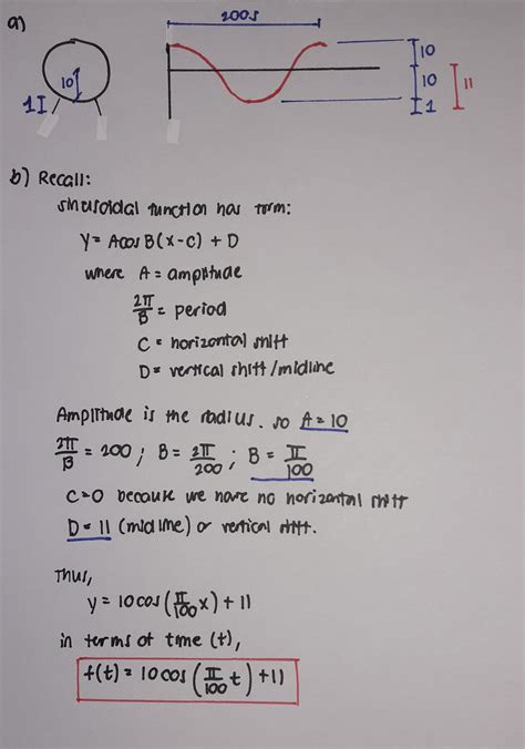 Solved A Ferris Wheel Has A Radius Of M And It Lowest Car Is