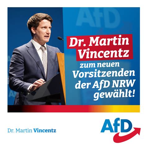 Dr Martin Vincentz Ist Neuer Landessprecher Der Afd Nrw Afd Nrw