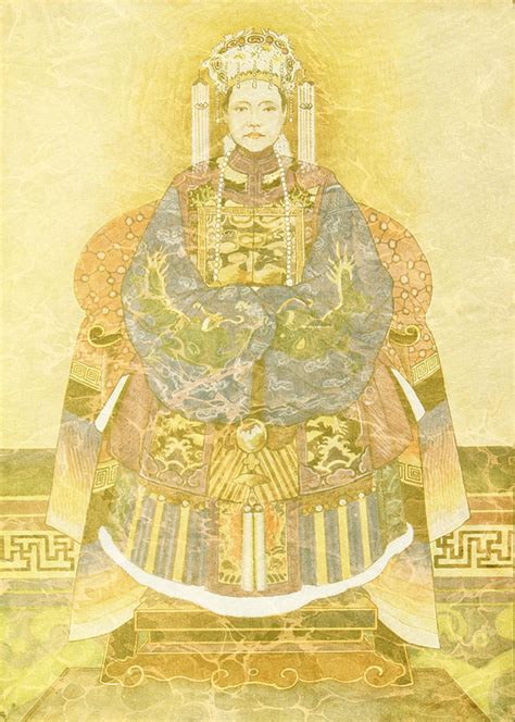 Chinese Empress On Her Throne Digital Art By Sarah Vernon