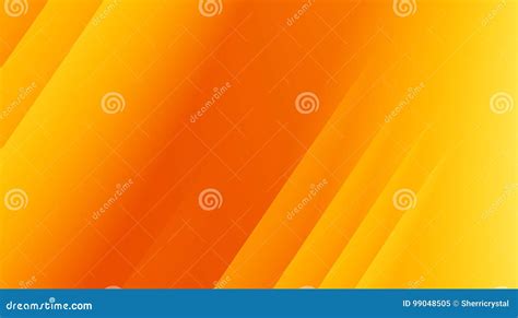 Gelb Orangee Moderne Abstrakte Fractalhintergrundillustration Mit