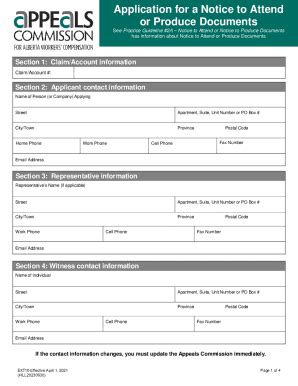 Fillable Online Practice Guideline 2A Notice To Attend Or Notice To