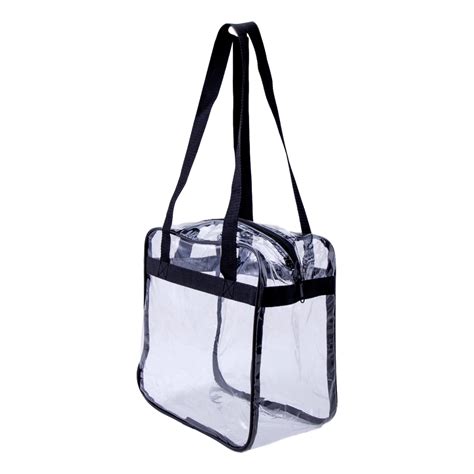 Clear 10x10x6 Tote Bag Ch 1500 Clear