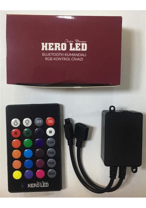 HEROLED 12 Amper Bluetooth Kumandalı RGB Kontrol Cihazı Fiyatları ve