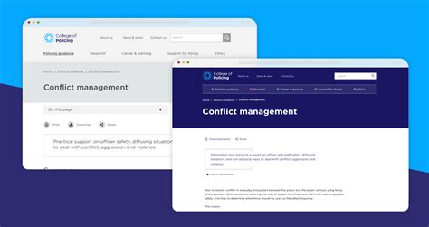 College Of Policing Ux Research Website Consolidation And Content