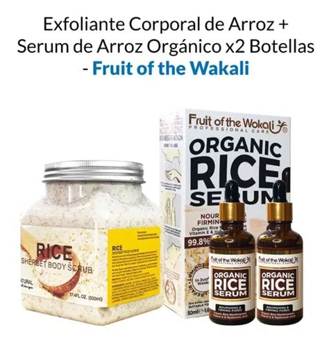 Exfoliante Corporal De Arroz Serum De Arroz Orgánico Cuotas sin interés