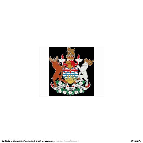 British Columbia (Canada) Coat of Arms | Zazzle