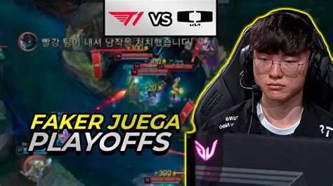 Faker Y T1 Se Juegan La Vida En La Lck T1 Vs Dk Game 1 Youtube