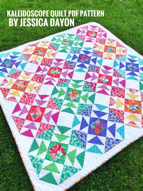 Image 2 Kaleidoscope Quilt Paper Quilt Rainbow Quilt