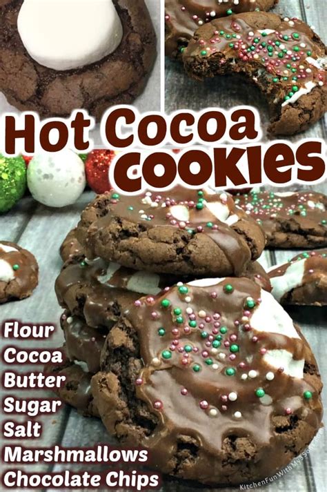 Hot Cocoa Cookies Kitchen Fun With My 3 Sons