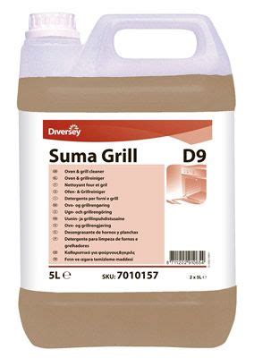 Diversey Suma Grill D9 5L Oven Grill Fryer Cleaner