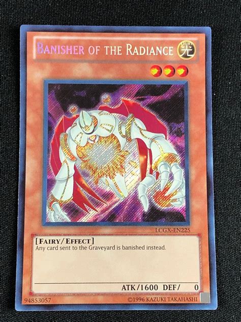 YUGIOH BANISHER OF THE RADIANCE LCGX EN225 SECRET NM EBay