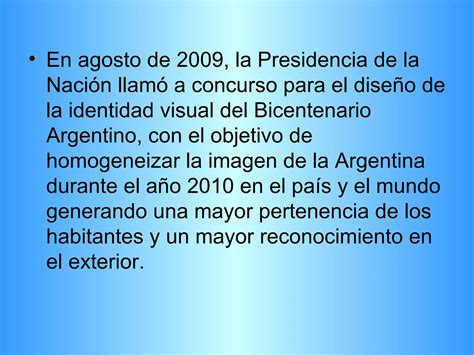 Cómo eligieron el logo oficial del bicentenario PPT