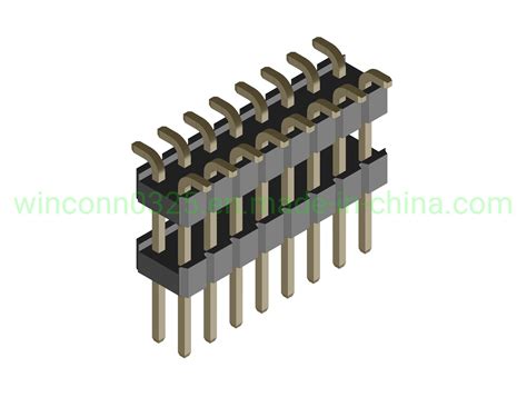 Mm Pin Smt Pin Header Pcb Surface Mount Horizontal Smd