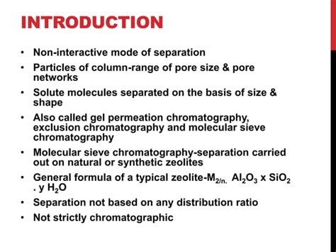 Gel permeation chromatography