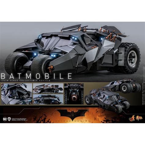 Hot Toys Batman Begins Batmobile Tumbler Collectible Vehicle Th Scale MMS Shopee