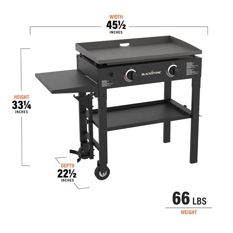 Blackstone 36 Inch Outdoor Flat Top Gas Grill Griddle Station 4 Burner Propane Fueled Restaurant